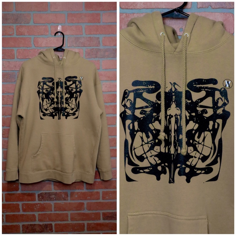 New Beige Rorschach Hoodie